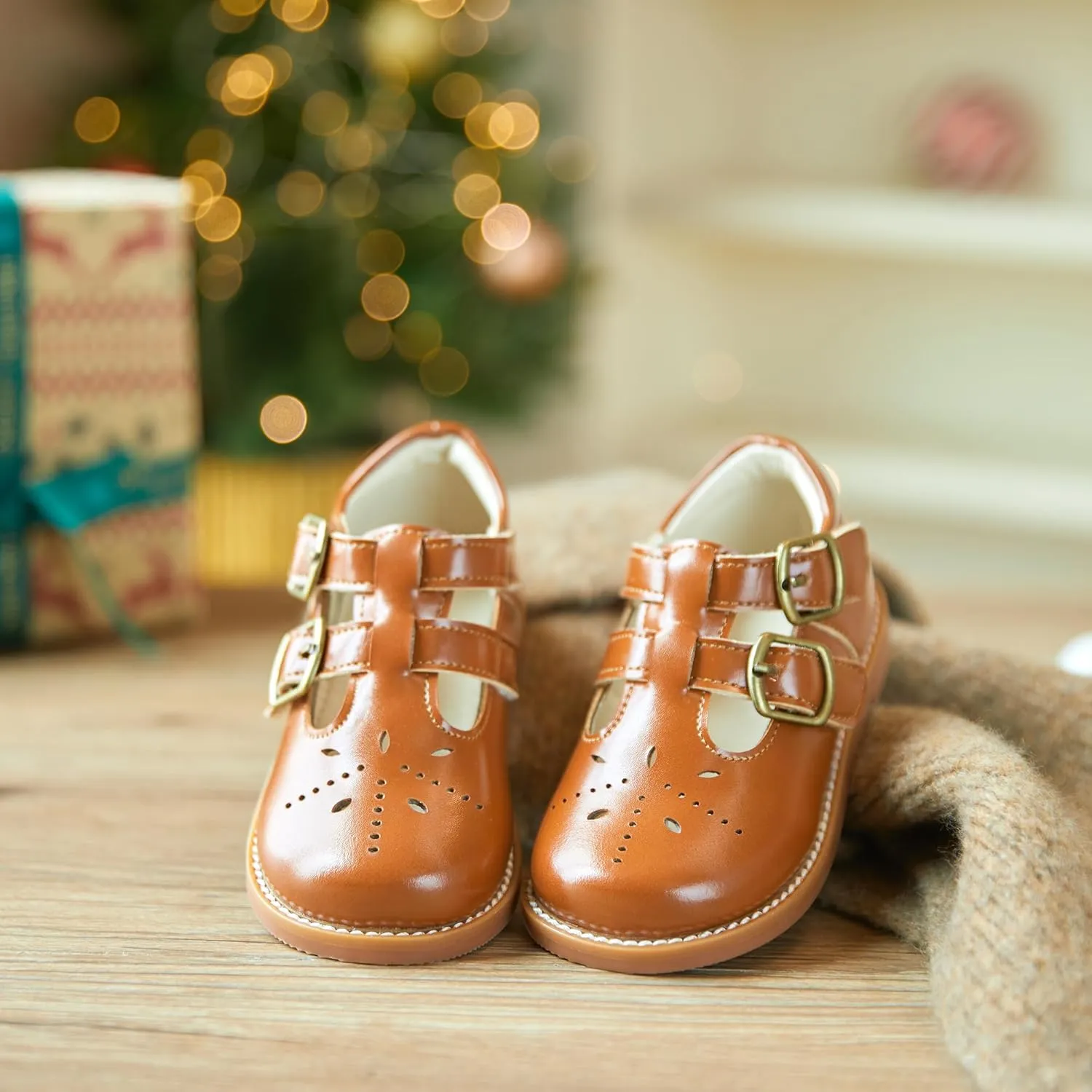 ESTINE Toddler Girl Mary Jane Dress Shoes-Girls School Uniform Oxford for Wedding Party