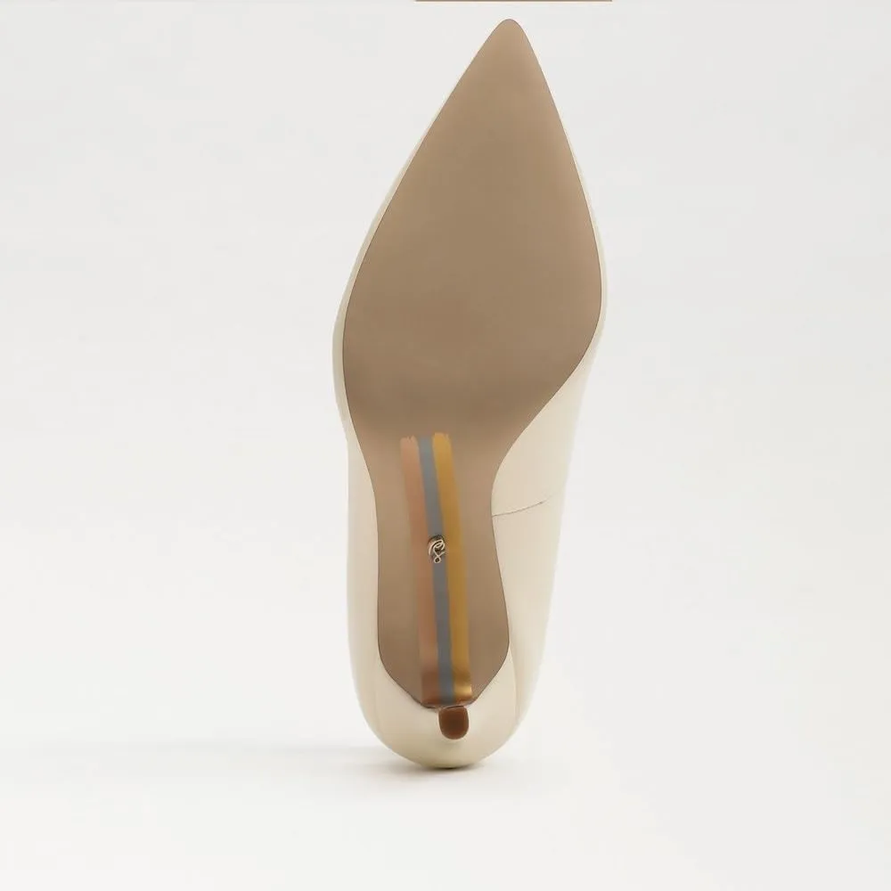 Extensive collection Hazel Stiletto Pumps Excellent customer support On Sam Edelman Toe Radiant Slip Heeled Pointed Porcelain