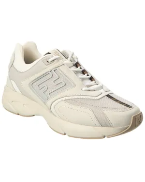 Faster & FENDI Sneaker Leather Exceptional value Mesh Hassle-free delivery