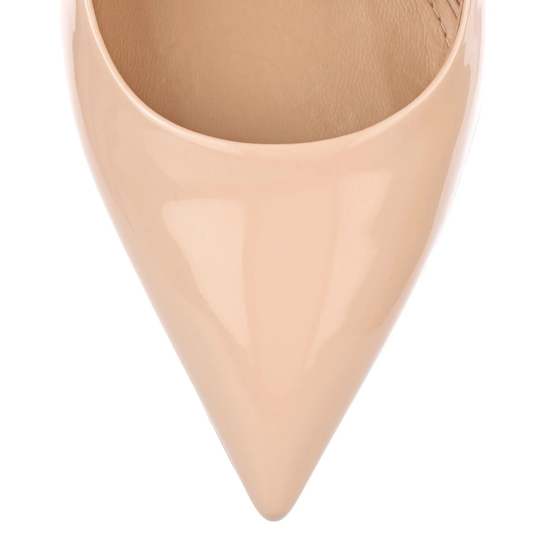 Fiore 100 patent beige pump