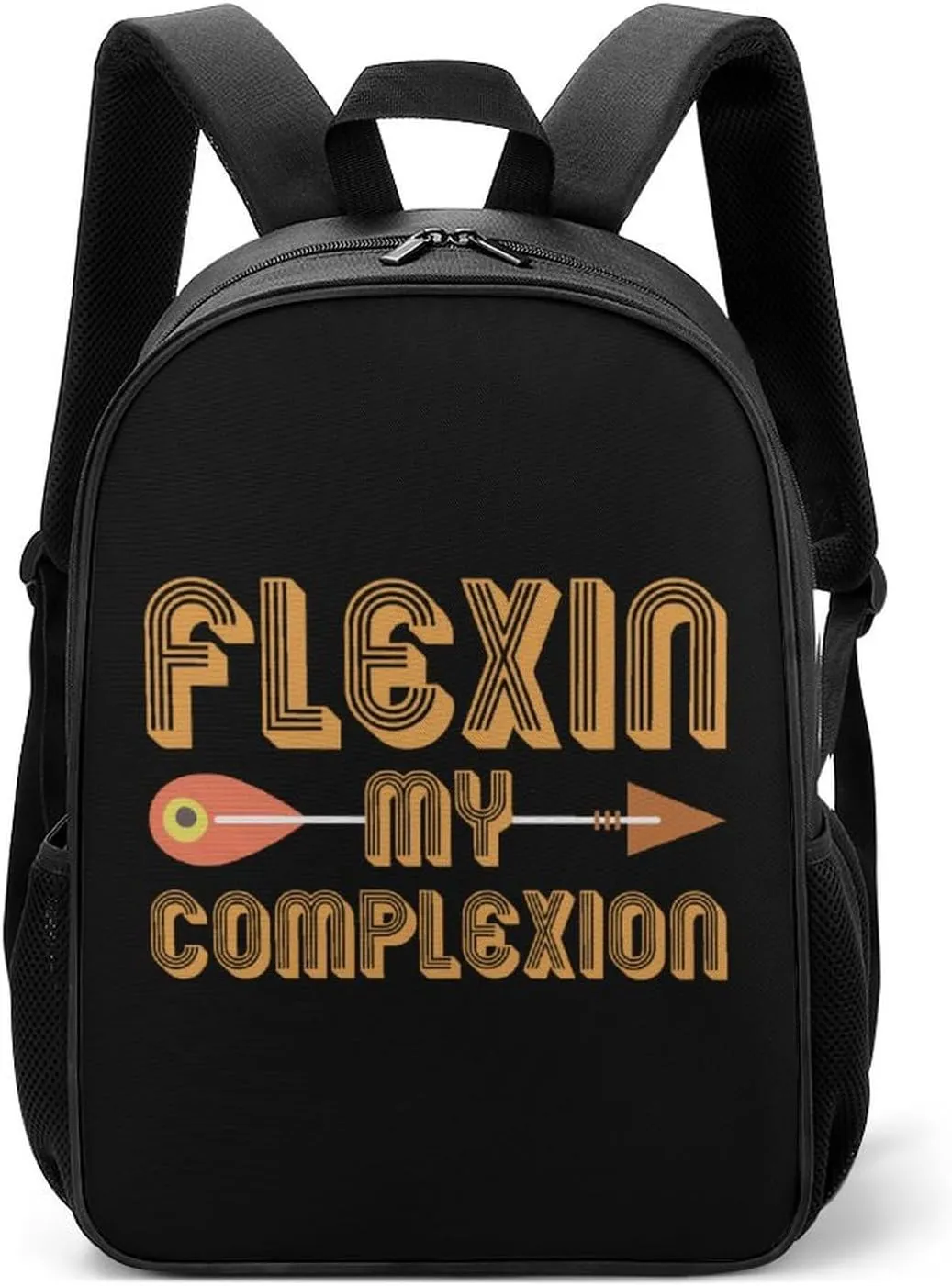 Flexin My Complexion Travel Backpack Laptop Shoulders Bag Casual Daypack for Business Hiking for Women Men
