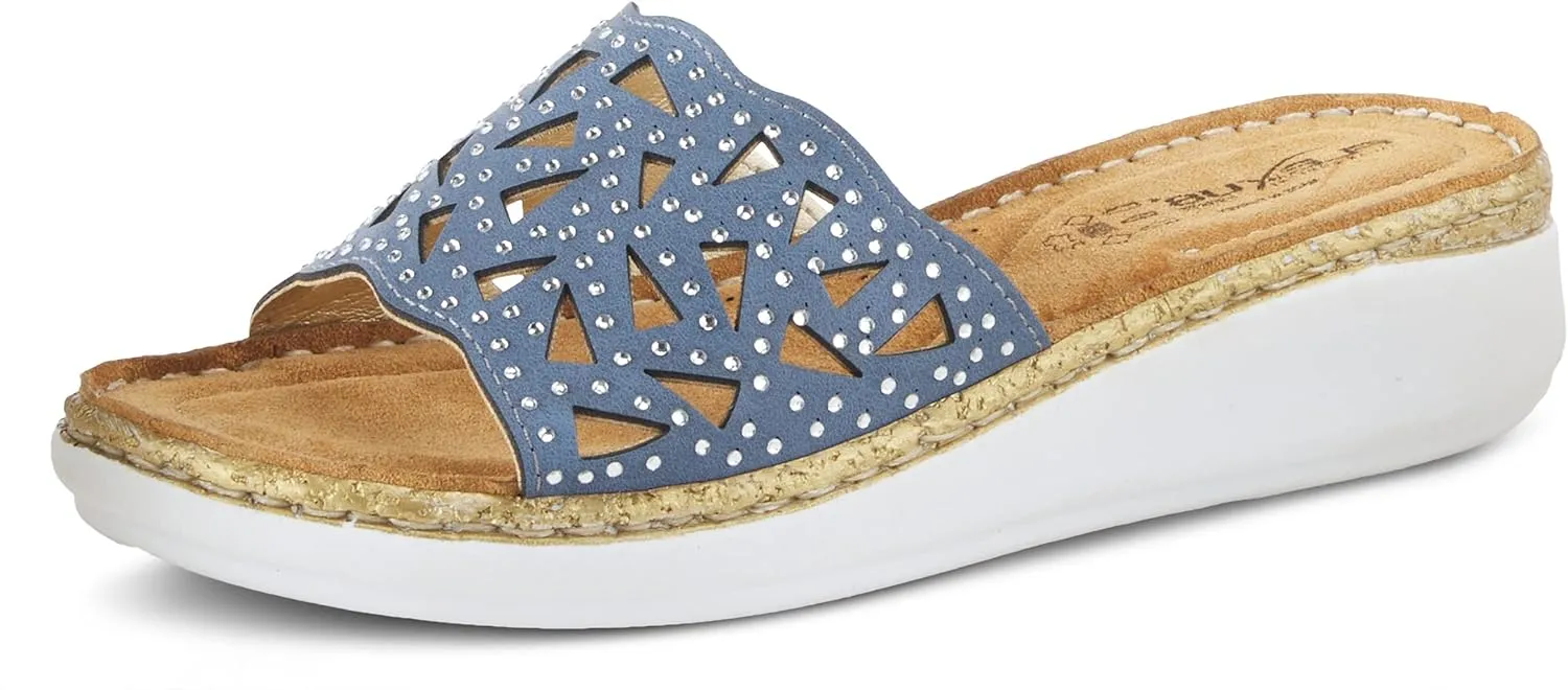 Flexus Women's Windom Slide Wedge Sandal