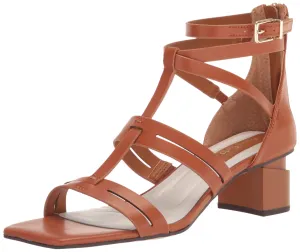 Franco Sarto Womens Korie Strappy Sandal Tan Brown 8.5 M