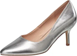 French Connection Kitten Heel Pumps for Women Closed Pointy Toe Slip-On Fashion Work Office Dress Shoes for Women
