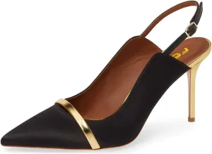 FSJ Women Classy Pointed Toe Thin High Heel Slingback Pump Office Prom Dress Shoes Size 4-15 US