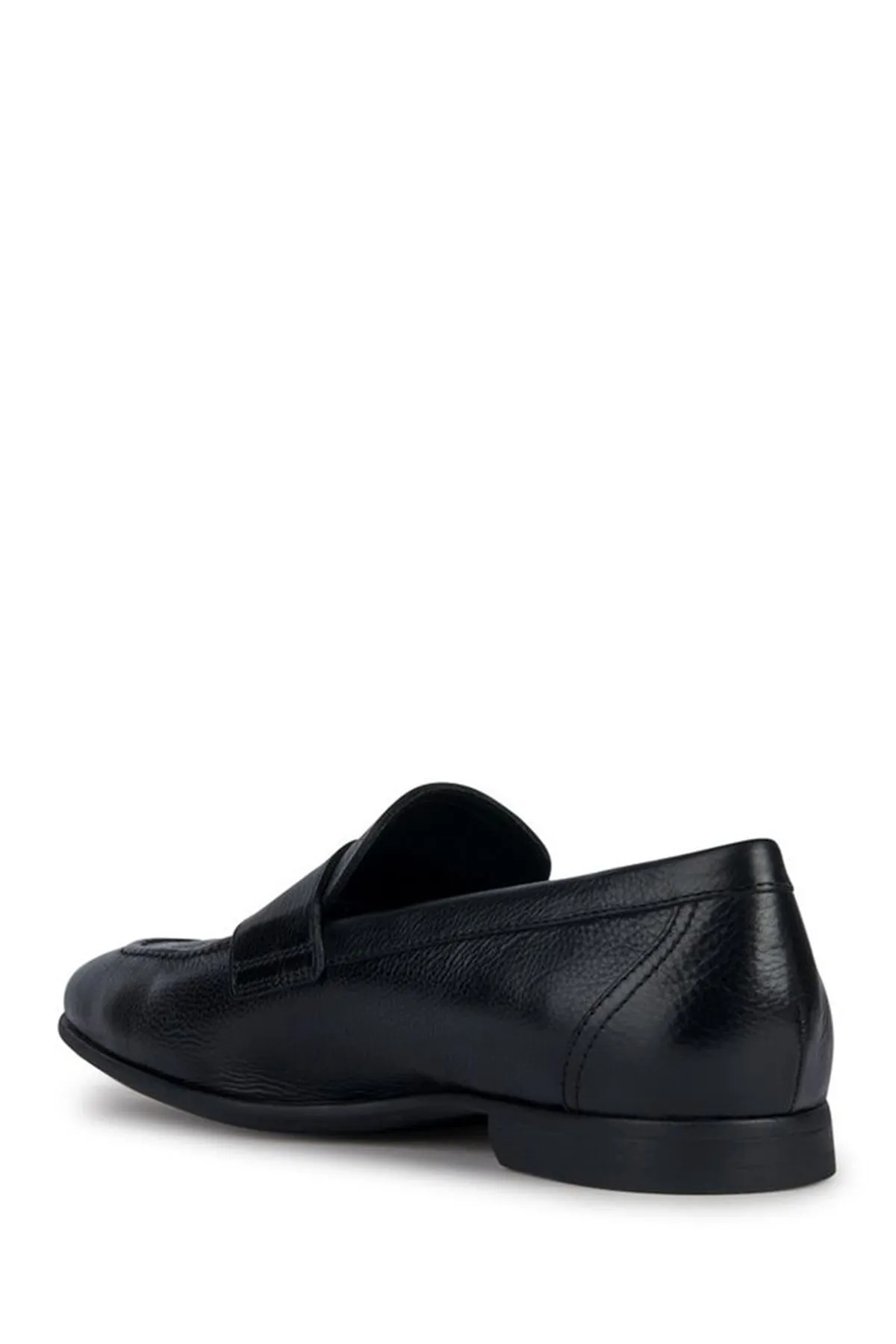 Geox Erkek Siyah Sapienza Deri Loafer