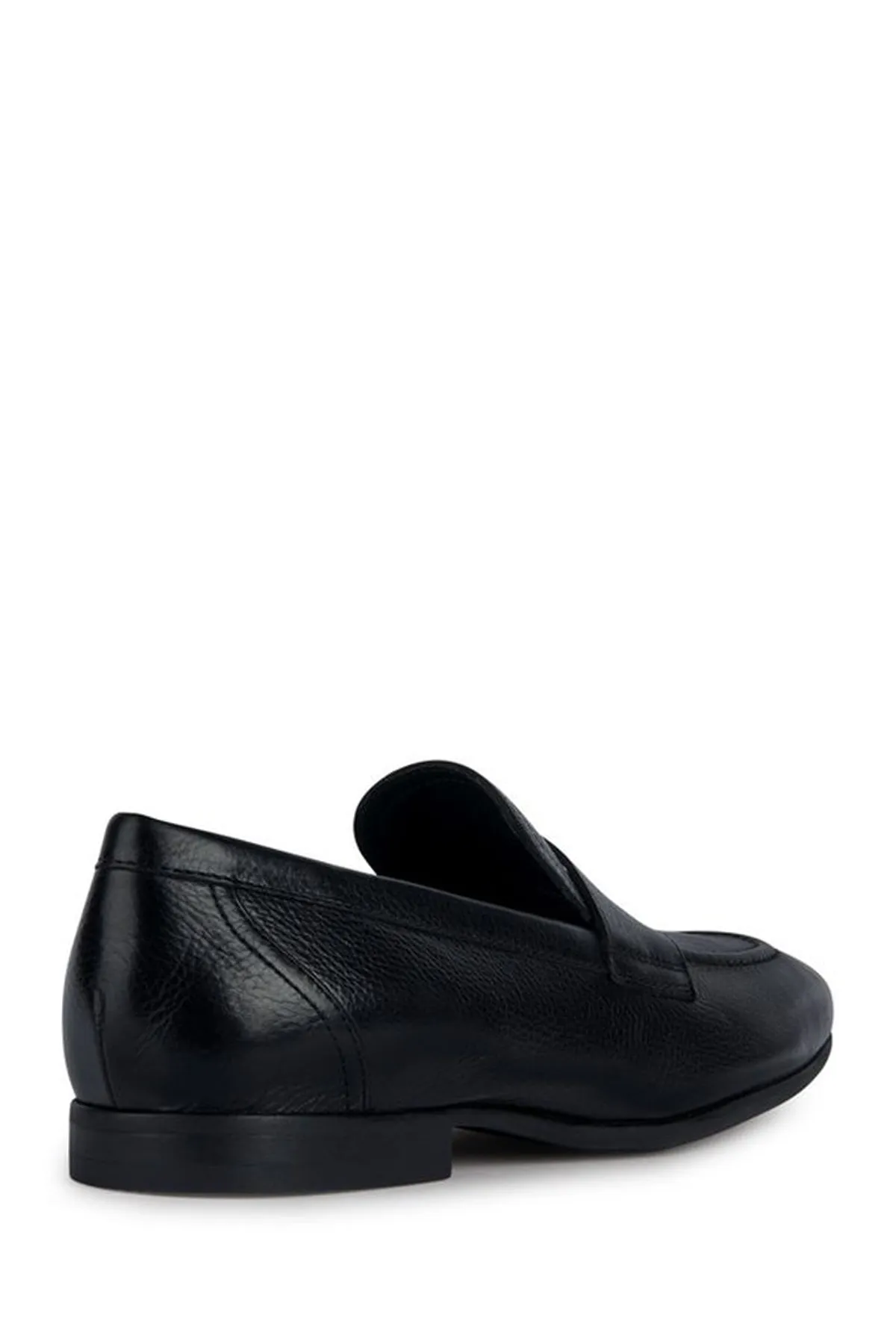 Geox Erkek Siyah Sapienza Deri Loafer