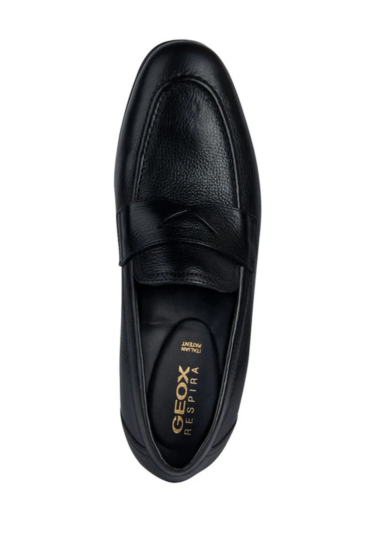 Geox Erkek Siyah Sapienza Deri Loafer