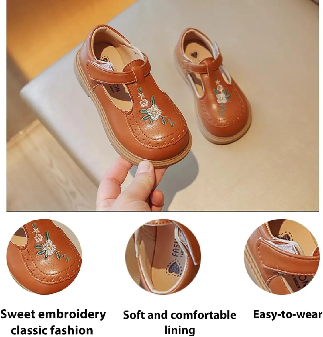 Girls Dress Shoes Toddler Mary Janes Shoes Little Girl School Uniform Oxford Shoes for Girl Flats