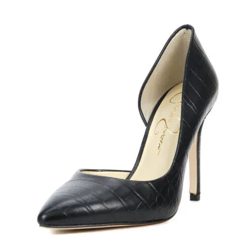 Great discounts Pointed Toe florida On Summer markdown Slip Jessica Black Pumps Simpson Paryn Stiletto Heeled