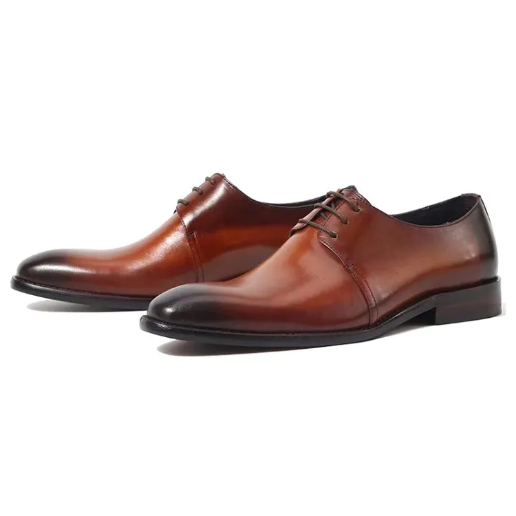 Handmade Full Grain Leather Oxford Dress Shoes