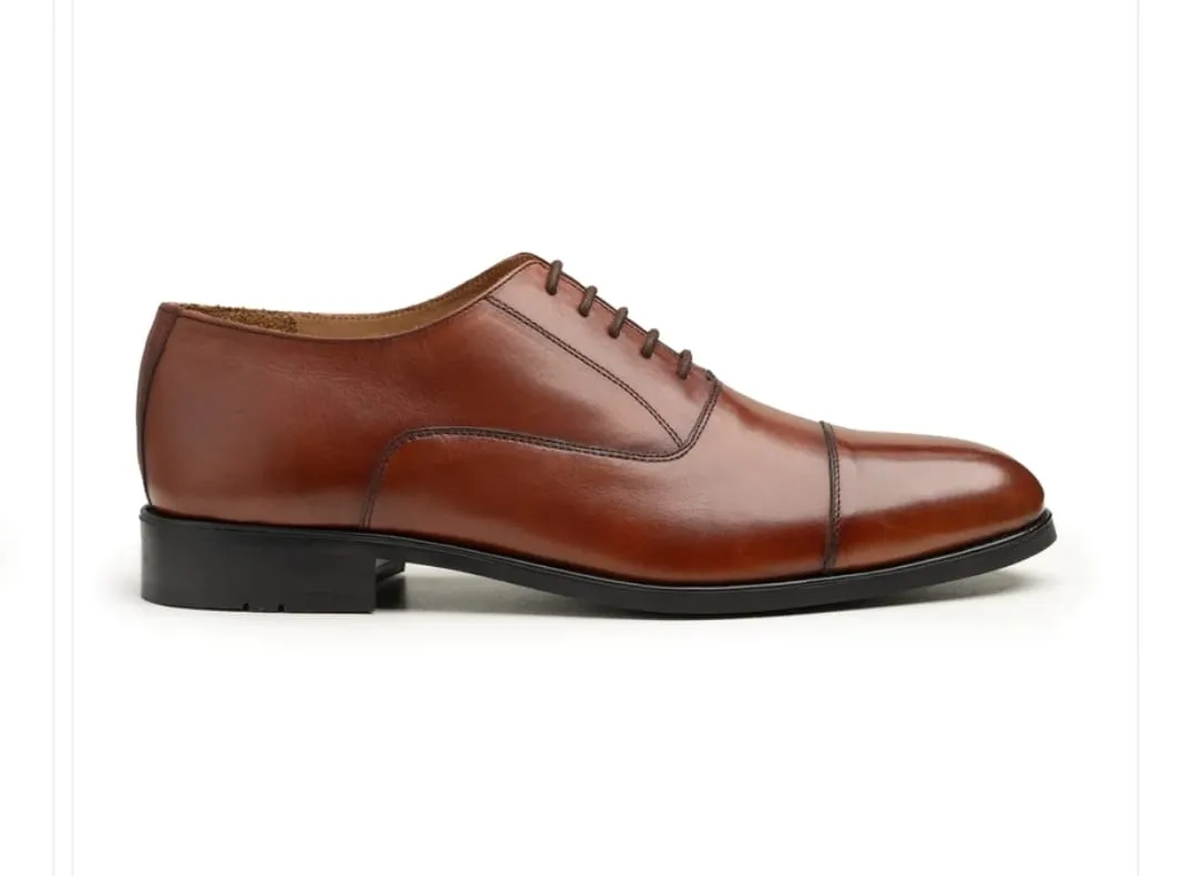 Handmade Mens wear brown oxford shoes, Mens brown fashion dress shoes