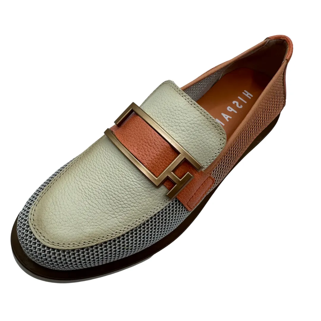 Hispanitas Orange & White Loafers