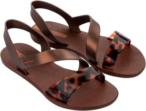 Ipanema Women's Slide Flip-Flop, Brown, 7