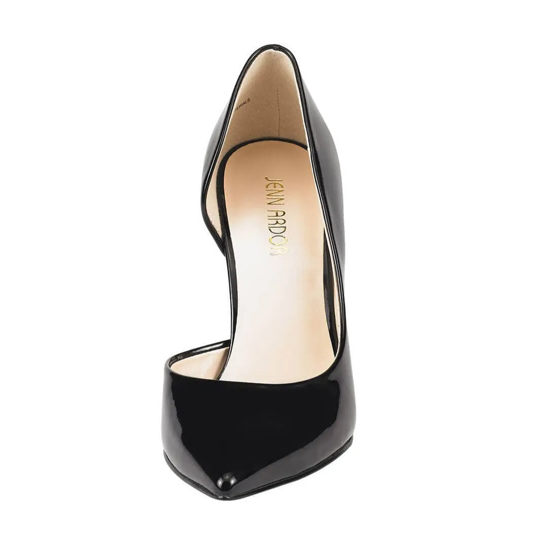 JENN ARDOR Women Dress Pointed Toe Stiletto Heel Pumps