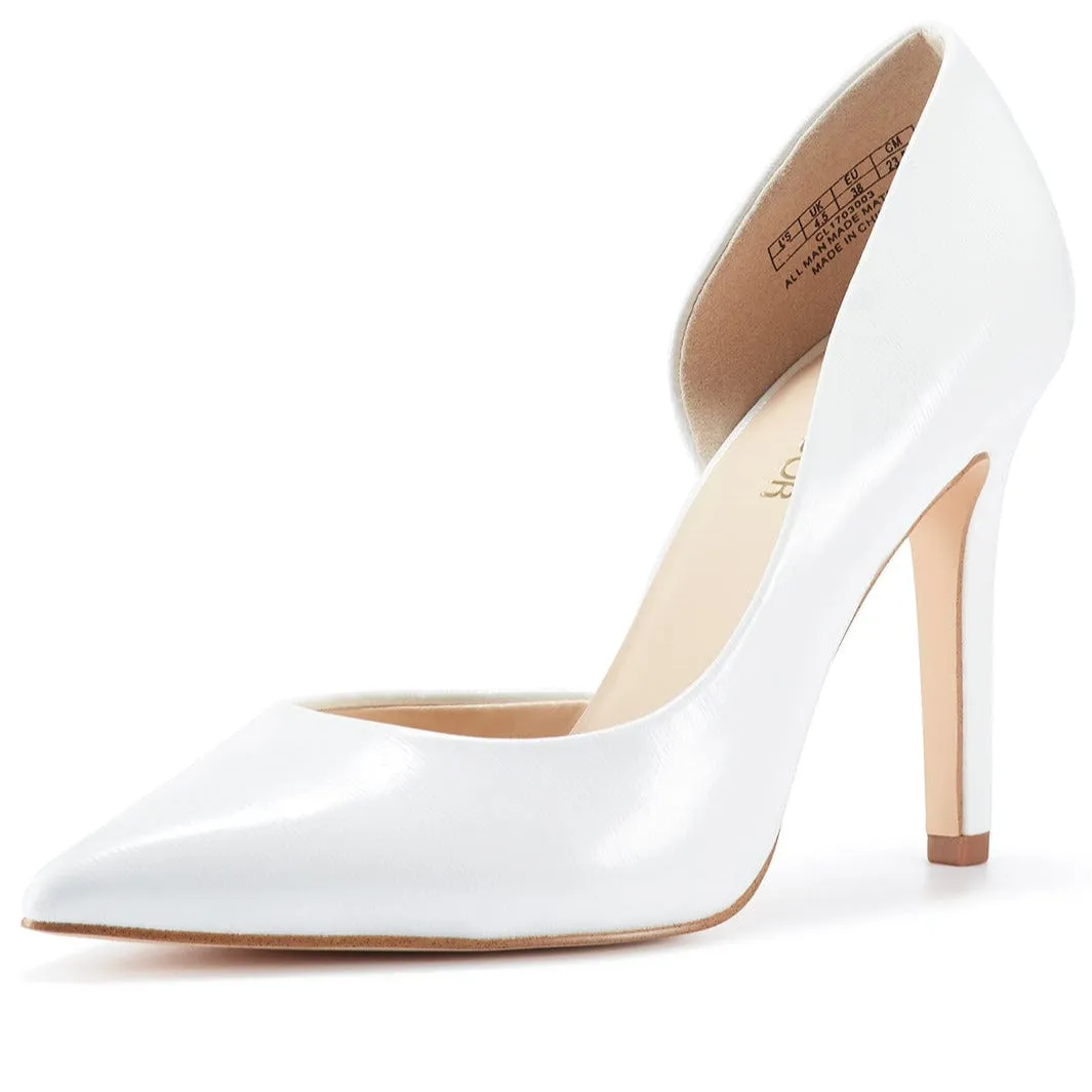 JENN ARDOR Women Dress Pointed Toe Stiletto Heel Pumps