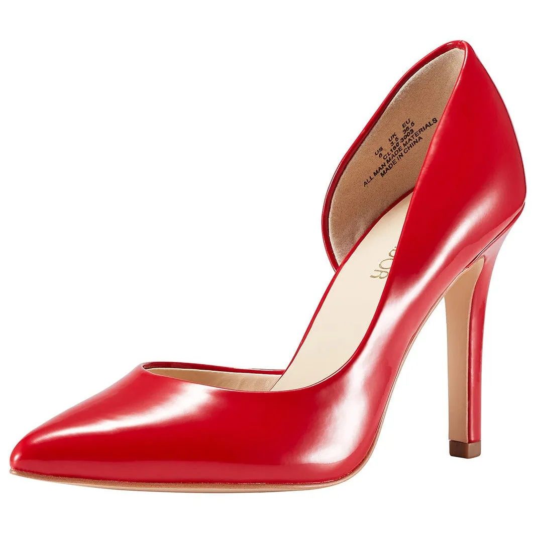 JENN ARDOR Women Dress Pointed Toe Stiletto Heel Pumps