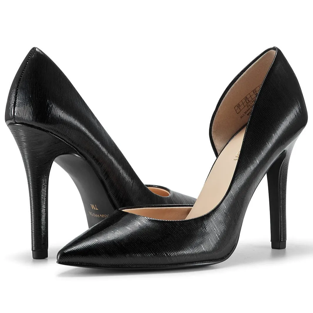 JENN ARDOR Women Dress Pointed Toe Stiletto Heel Pumps