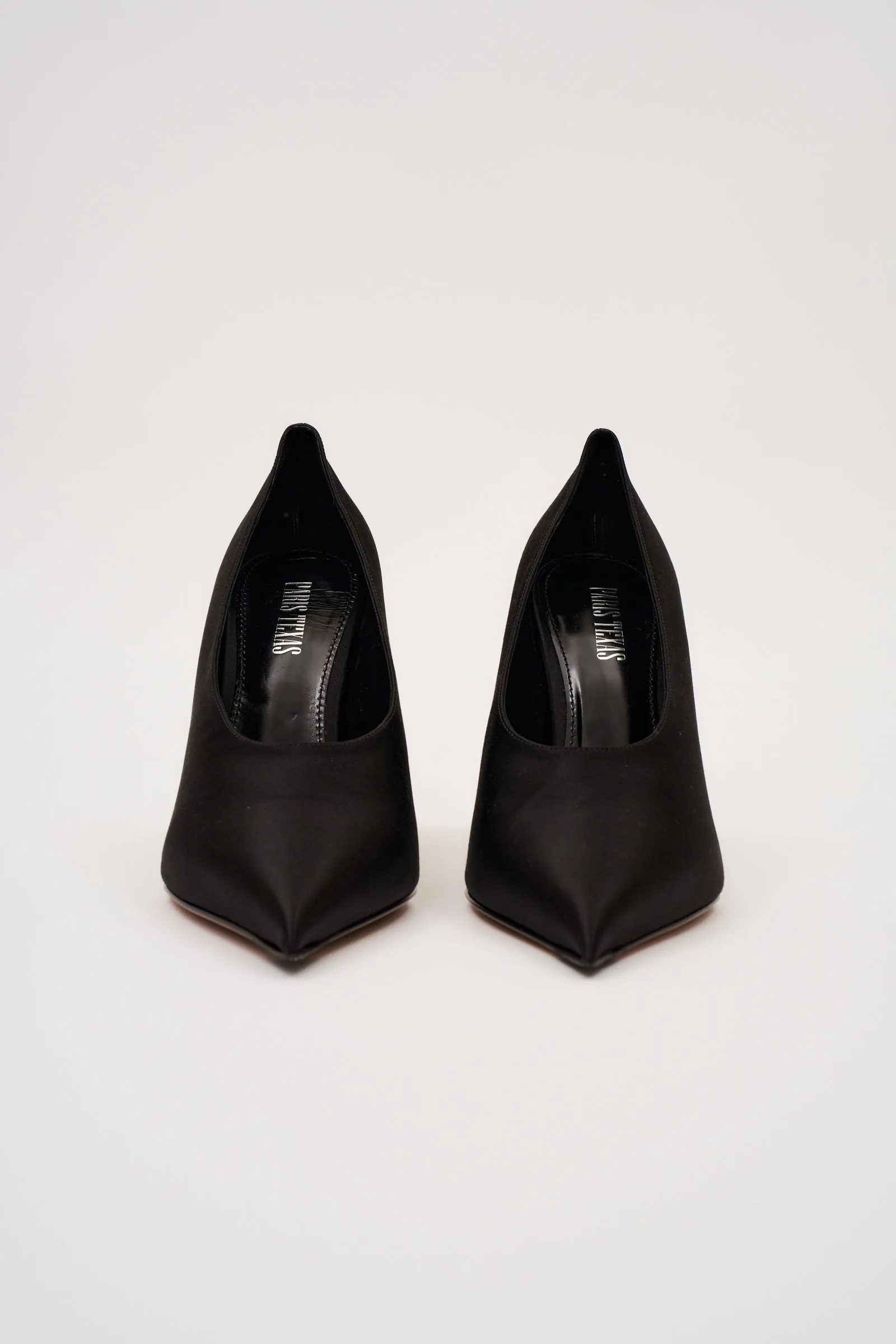 Jessica Black Satin Pump