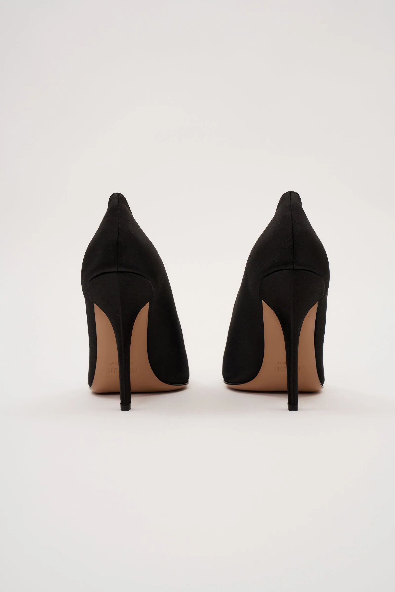 Jessica Black Satin Pump