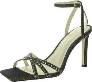 Jessica Simpson Women's Leonah Embellished Strappy Dress Sandal Heeled