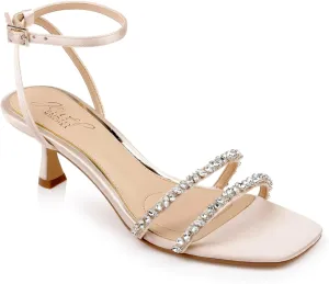 Jewel Badgley Mischka Marley Kitten Heel Sandal