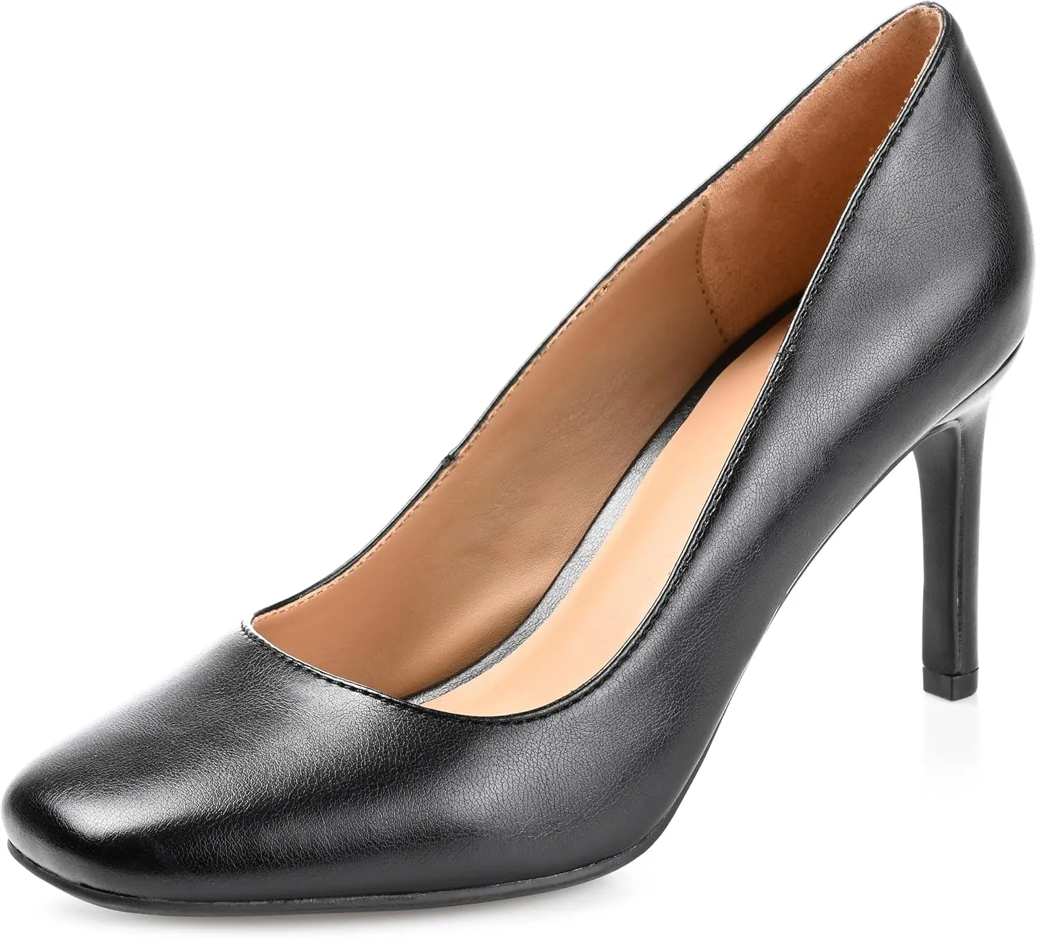 Journee Womens Monalee Tru Comfort Foam Square Toe Mid Heel Pumps