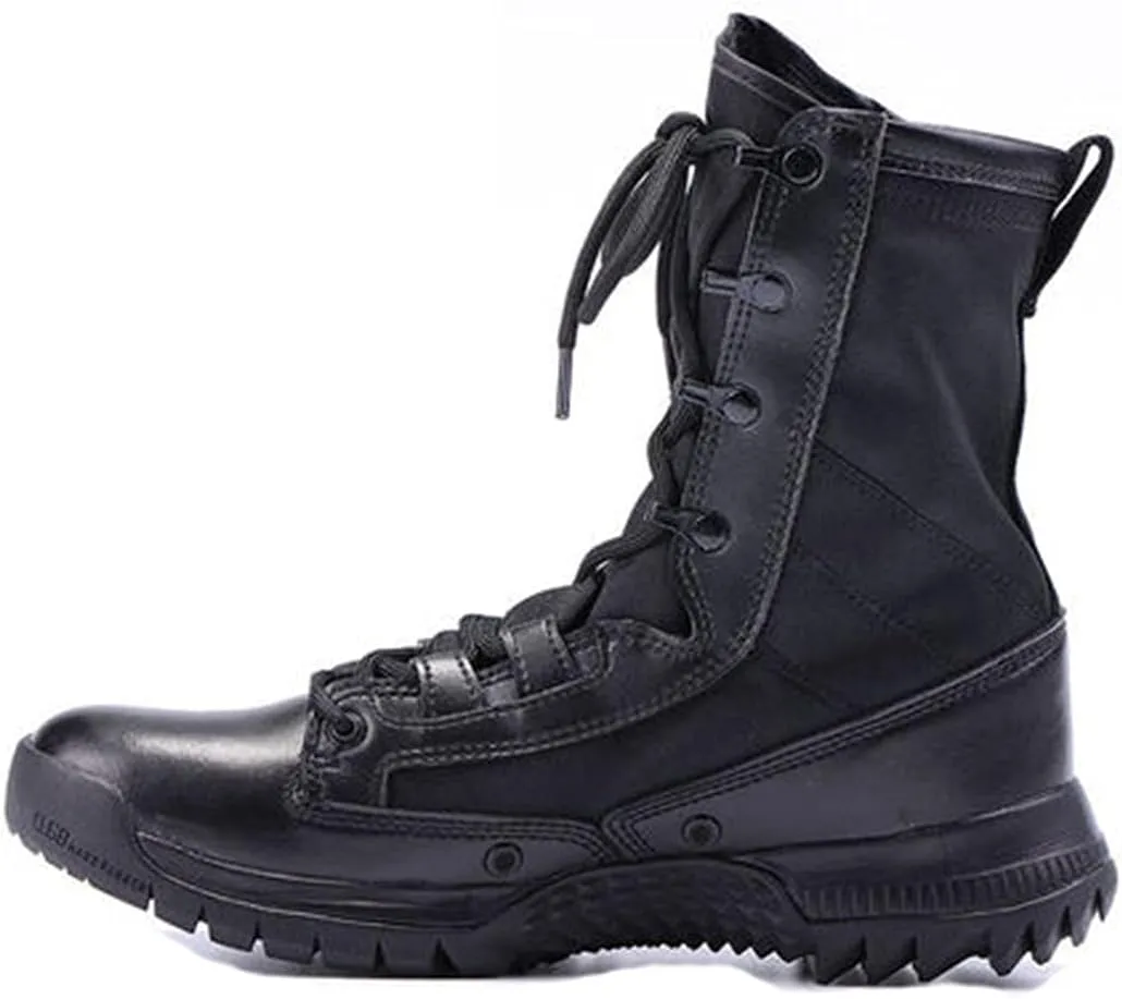 KEHAIOO Men Waterproof Military Tactical Combat Boot, Outdoor Climbing Hiking Boots, Mountain Trekking Shoes