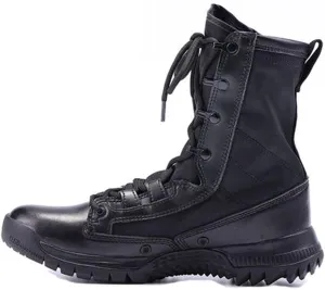 KEHAIOO Men Waterproof Military Tactical Combat Boot, Outdoor Climbing Hiking Boots, Mountain Trekking Shoes