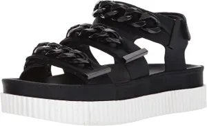 KENDALL   KYLIE Women's Ivie Sandal, black, 8.5 Medium US