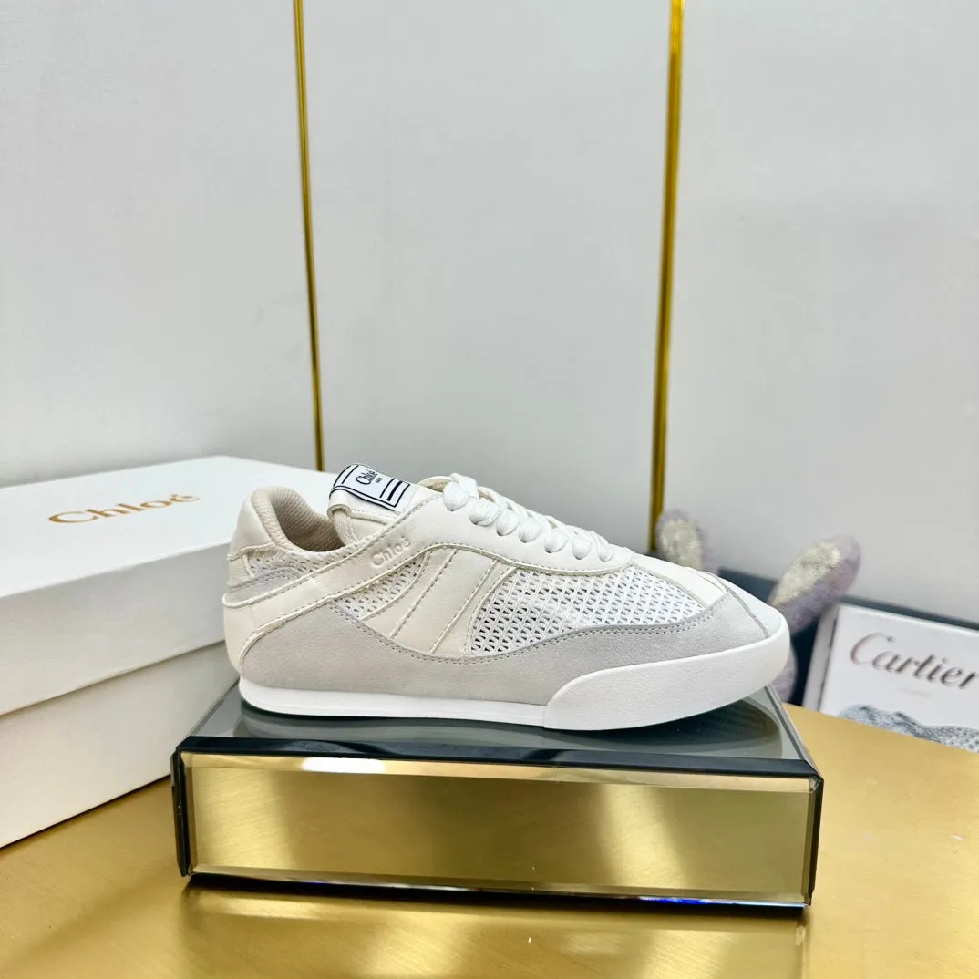 Kick High-efficiency Grey White All-in-one collection Sneaker Suede Mesh Choloe