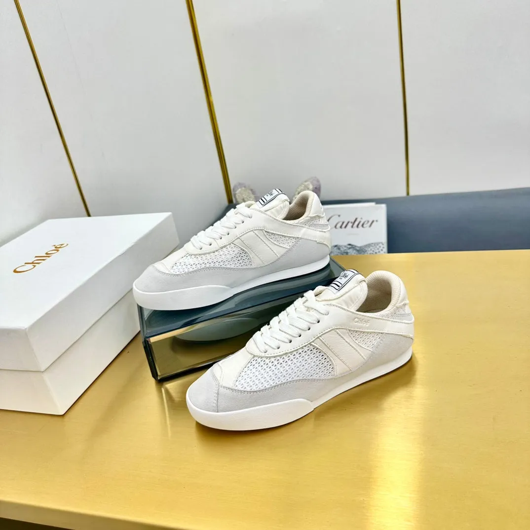 Kick High-efficiency Grey White All-in-one collection Sneaker Suede Mesh Choloe