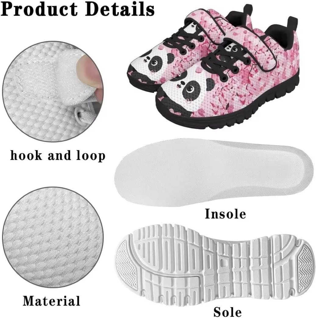 Kids Children Hook & Loop Closure Sneakers with One Strap Unisex Child Non Slip Lightweight Shoes