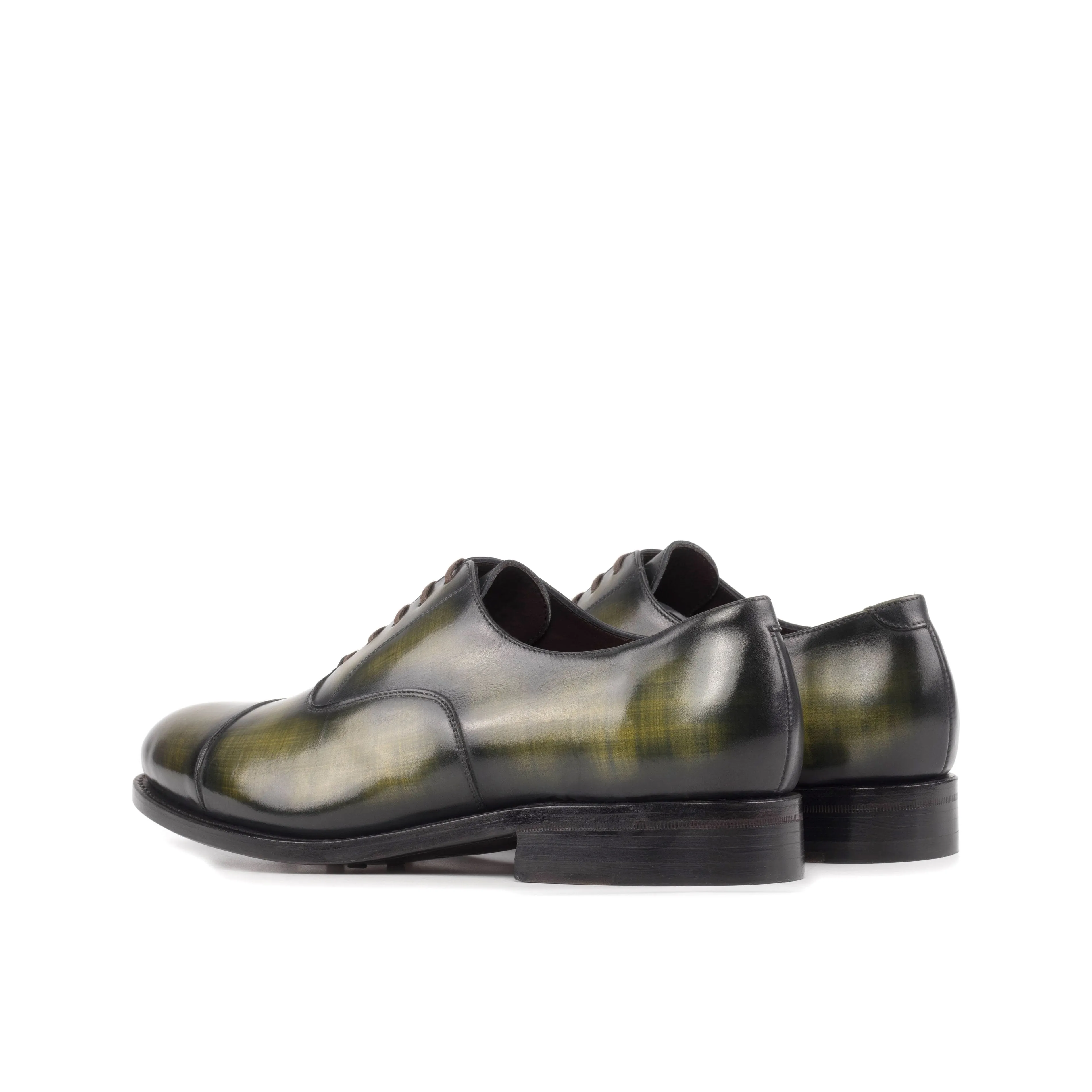 Leather Oxford Zurigo │ Khaki Patina