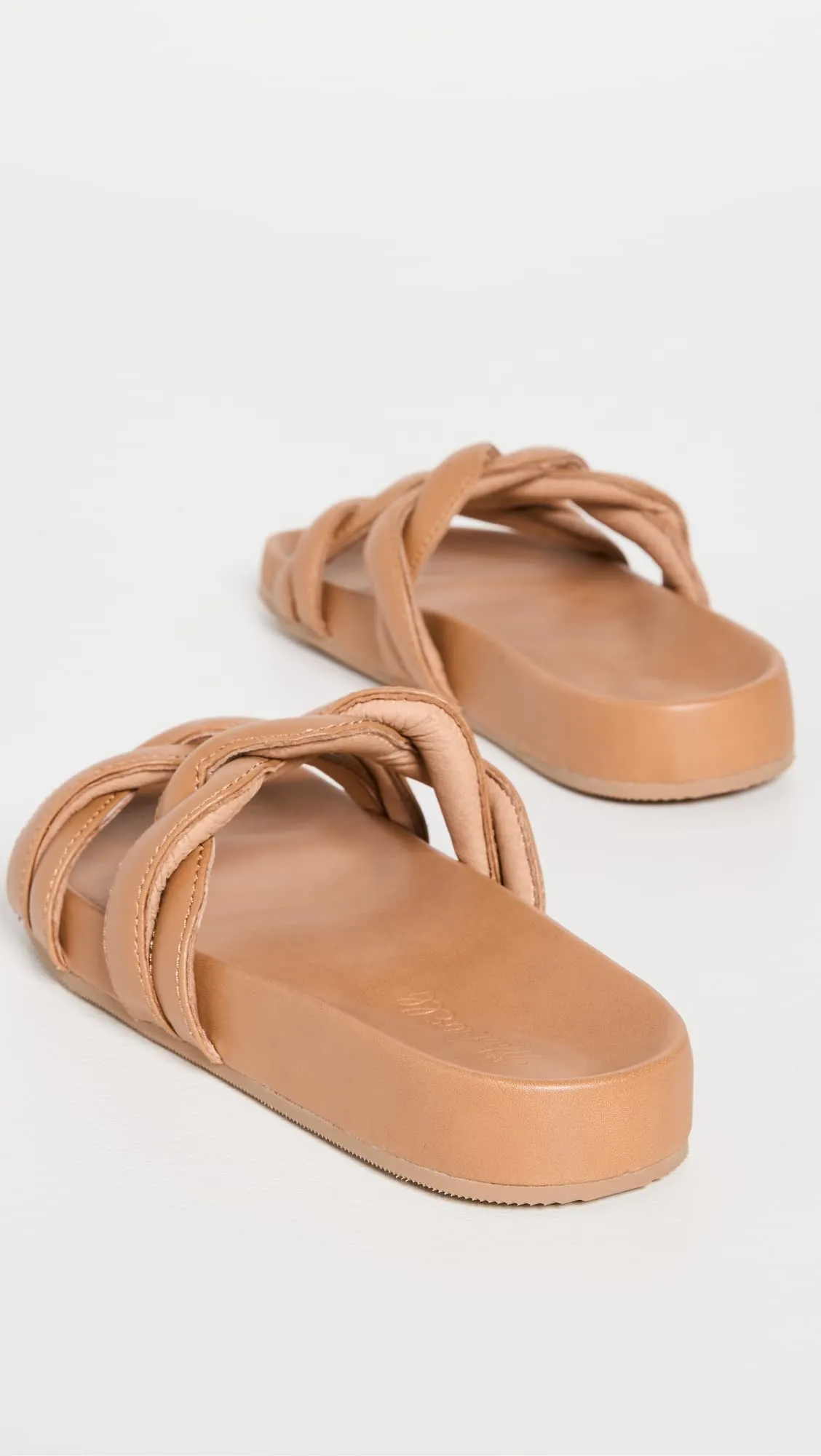 Madewell The Walker Slide Sandal Desert Camel 9.5 M