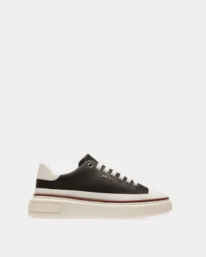 Maily Leather Sneakers In Black