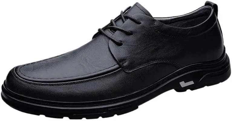 Male Leather Dress Shoes Man Slip-On Casual Leather Shoes Business Mens Shoe Men Loafers England Outdoor Footwear