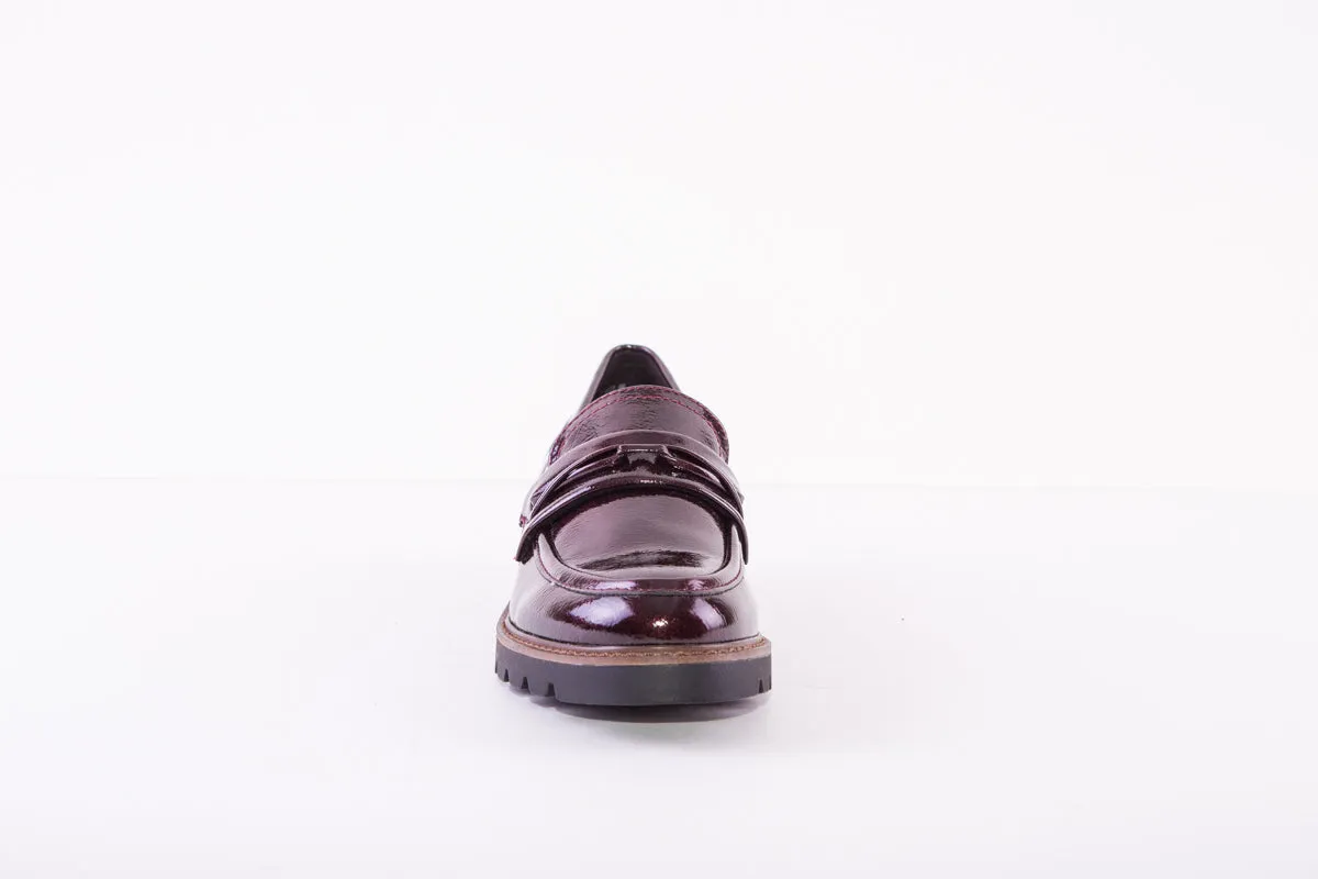 MARCO TOZZI 24704-580 FLAT LOAFER - BURGANDY