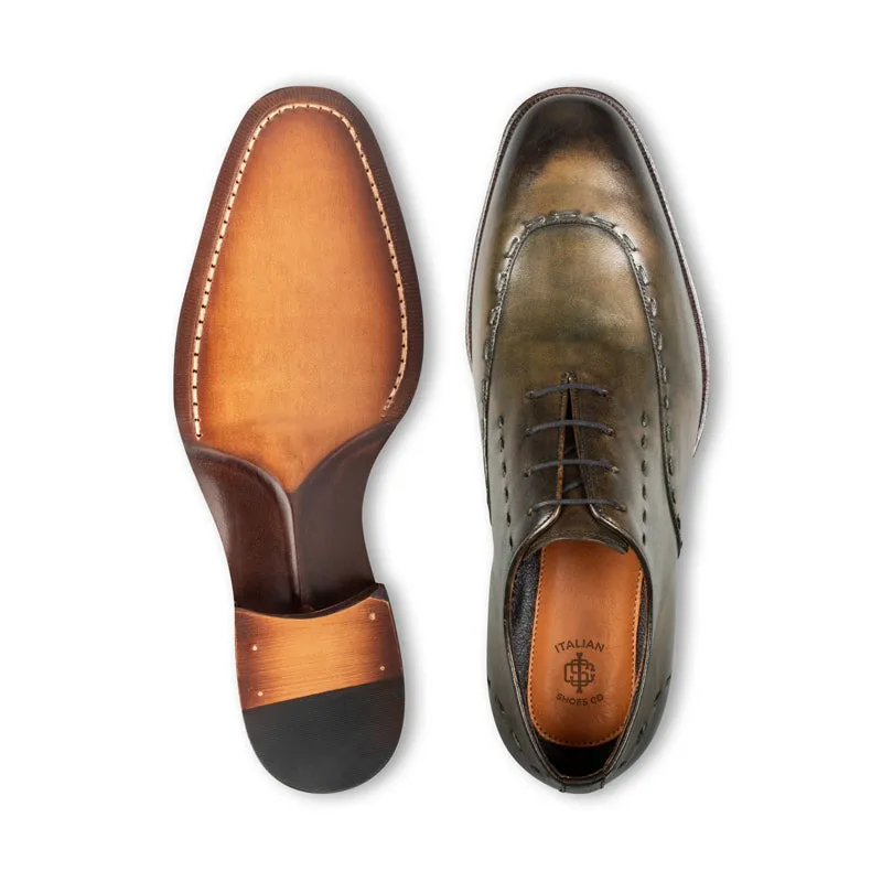 Men Handmade Leather Formal Oxford Shoes