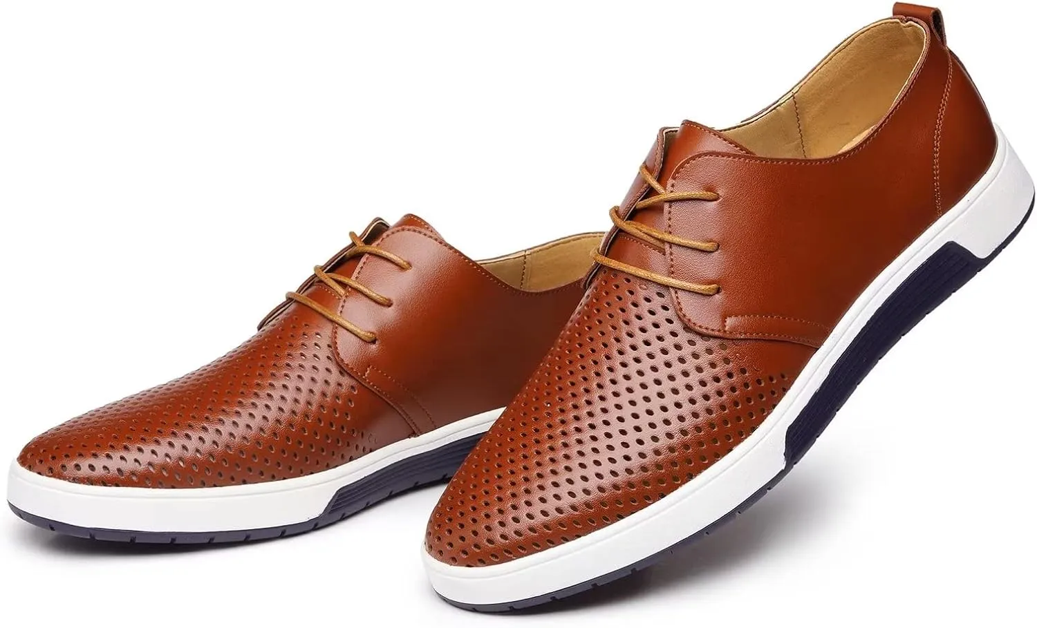 Men's Casual Oxford Shoes Lace-up Dress Shoes Comfortable Fashion Sneakers