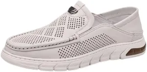 Men's Formal Business Mesh Slip-On Shoes Men Office Wedding Breathable Modern Loafers