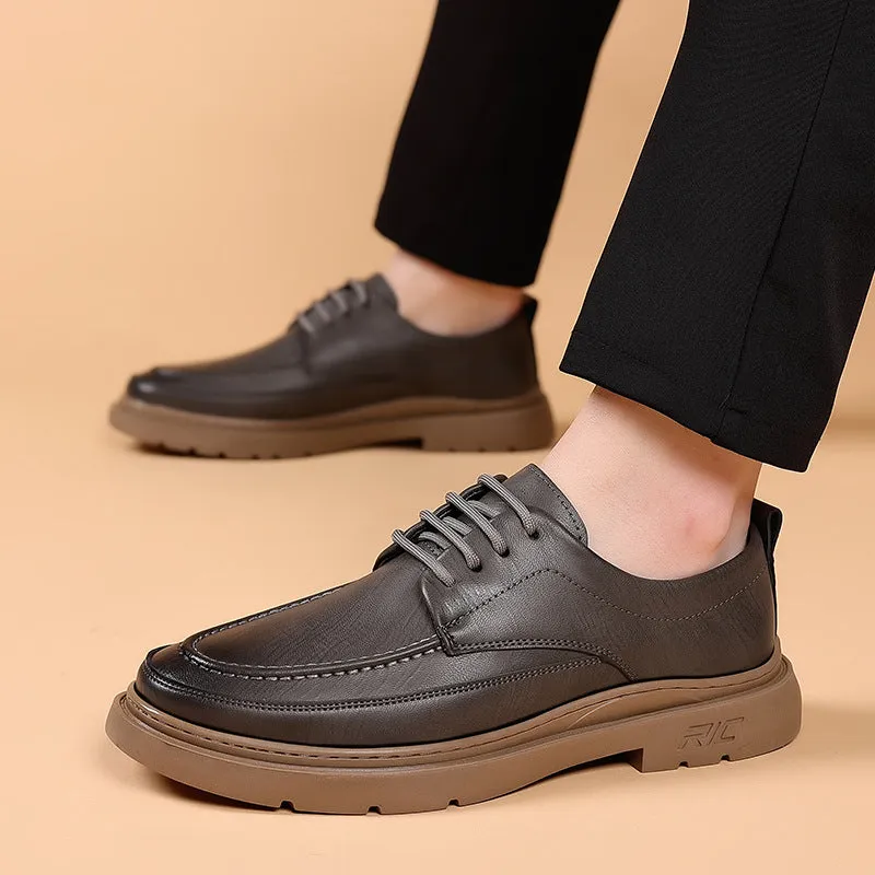 Men's Low-Top Oxford Business Leather Shoes (In Stock)