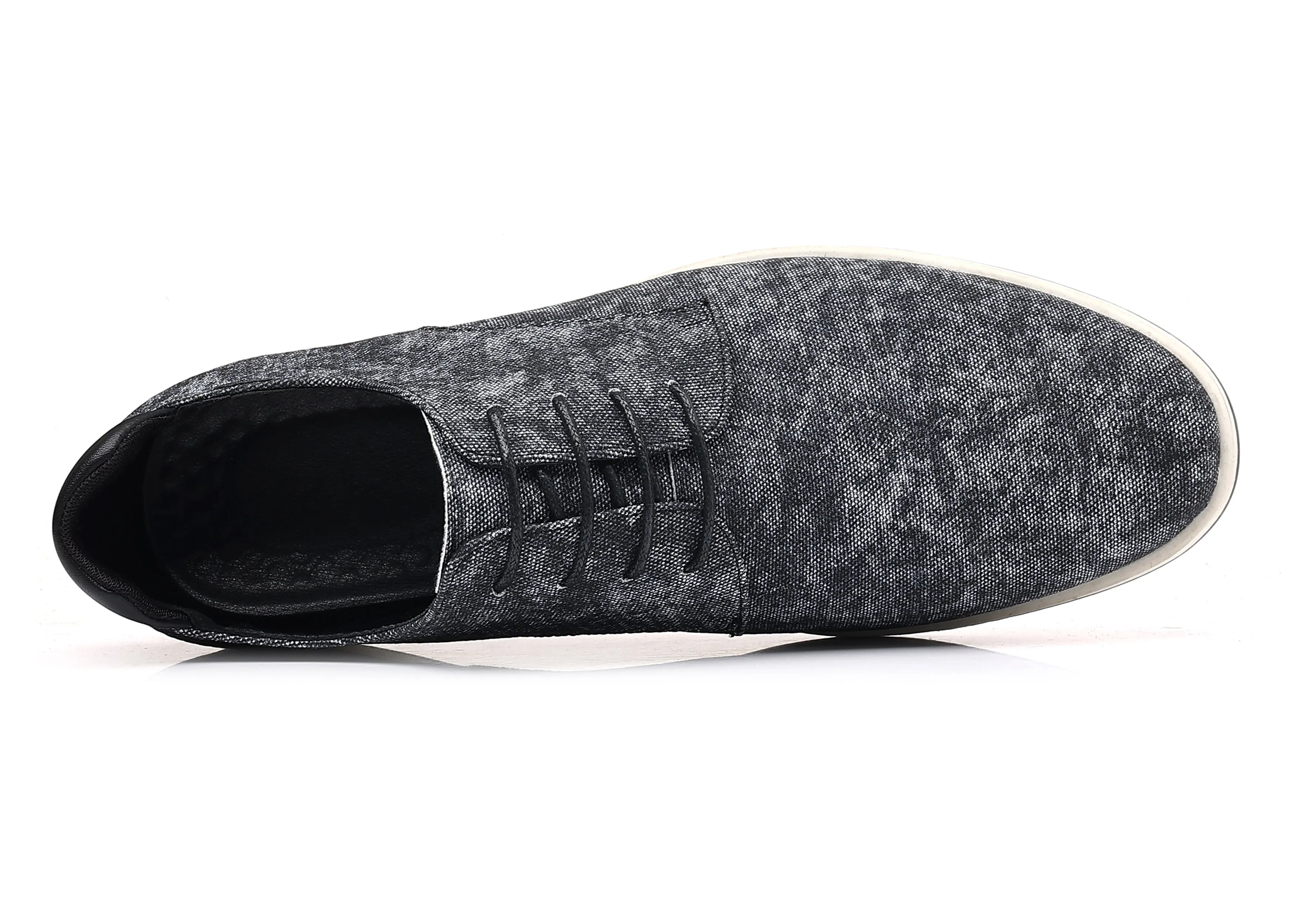 Men's Plain Toe Denim Oxfords