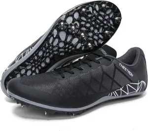 Mens Womens Boys Girls Spikes Athletics Racing Running Shoes Track and Field Sneaker …