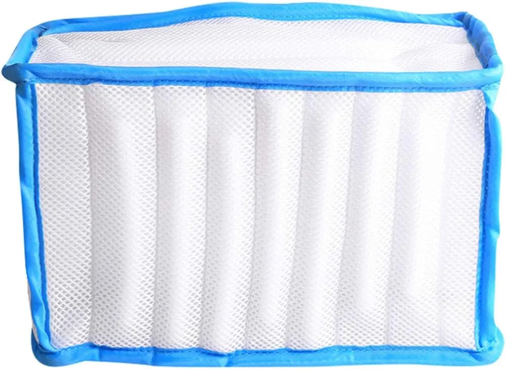 Mesh Laundry Bags Portable Dryer Shoes Wash Bag Laundry Shoes Protector Padded Net Wash Bag for Shoes Sneaker Washing Machine Bag Home Travel Portable Laundry Machine Portable Washer