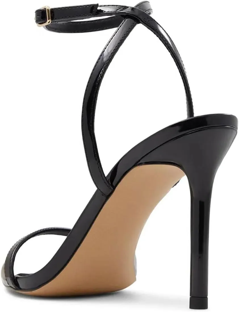 miss left Womens Open Pointed Toe Super High Heel Sandals Narrow Strap Buckle Stiletto Heels Pumps Chic Cocktail Club Dress Shoes Size 4-16 US