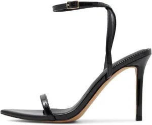 miss left Womens Open Pointed Toe Super High Heel Sandals Narrow Strap Buckle Stiletto Heels Pumps Chic Cocktail Club Dress Shoes Size 4-16 US