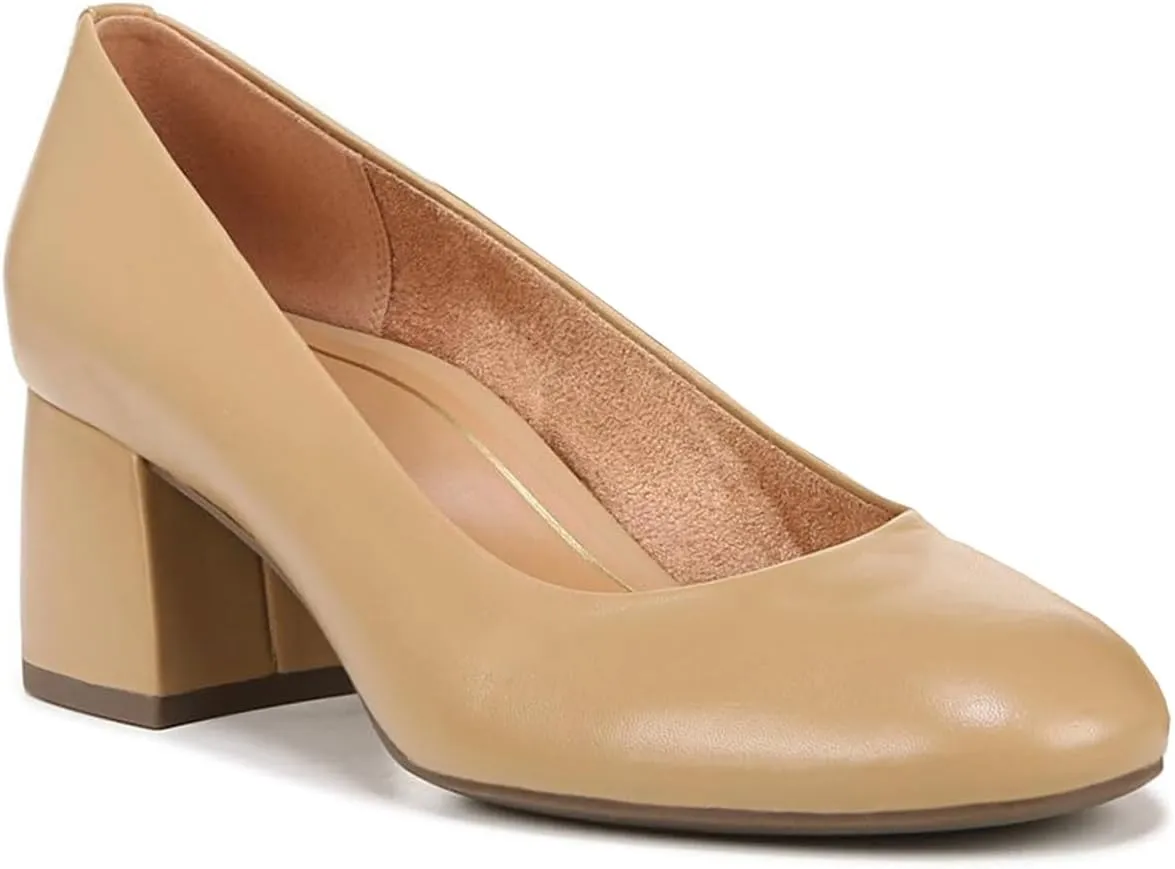 MOOMMO Women Classic Chunky Block Heel Suede Pumps Round Closed Toe Slip On 2" Low Thick Heels Dress Shoes Matte Patent Spring Fashion Office Ladies Work Pump Basic Shoe Elegant Wedding 4-11 M US