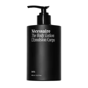 Nécessaire The Body Lotion with Pump. Santal. Multi-Peptide Firming Lotion to Moisturize, Firm, Strengthen. 2.5% Niacinamide, Vitamin C/E   Omega 6/9. 450ml / 15.2 fl oz