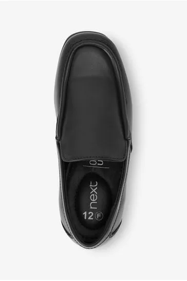 Next Black Leather Mens Loafer